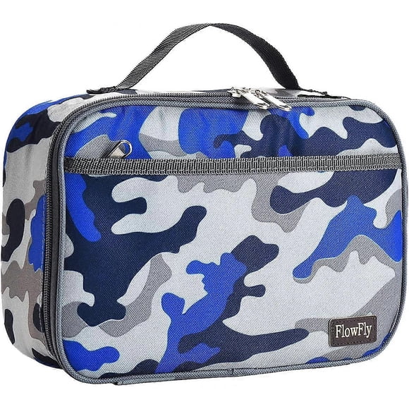 FlowFly Kids Lunch Box Insulated Soft Bag Mini Cooler Back to School Thermal Meal Tote Kit for Girls, Boy