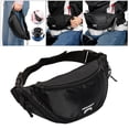 thumbnail image 3 of 1 pieza Bolsa de cinturón de seguridad Asas de agarre Riñonera Correa ajustable Antifatiga para motocicleta Motonieve Ciclismo Montar Conducción Macarena Cinturón de seguridad del asiento trasero, 3 of 8
