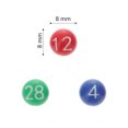 thumbnail image 3 of 49pcs Plastic Raffle Game Balls Funny Bingo Game Balls Raffle Game Number Balls, 3 of 7