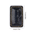 thumbnail image 3 of Leather Pen Clip Holder Single Hole Pen Clip Holder Notebook Pen Holder with Pocket Clip for Journal Notebook Planner red, 3 of 4