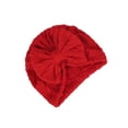 thumbnail image 3 of Gureui Toddler Infant Baby Girls Bow Hat with Solid Color, High Elasticity Casual Newborn Soft Head Wraps Turban Accessory, 3 of 4