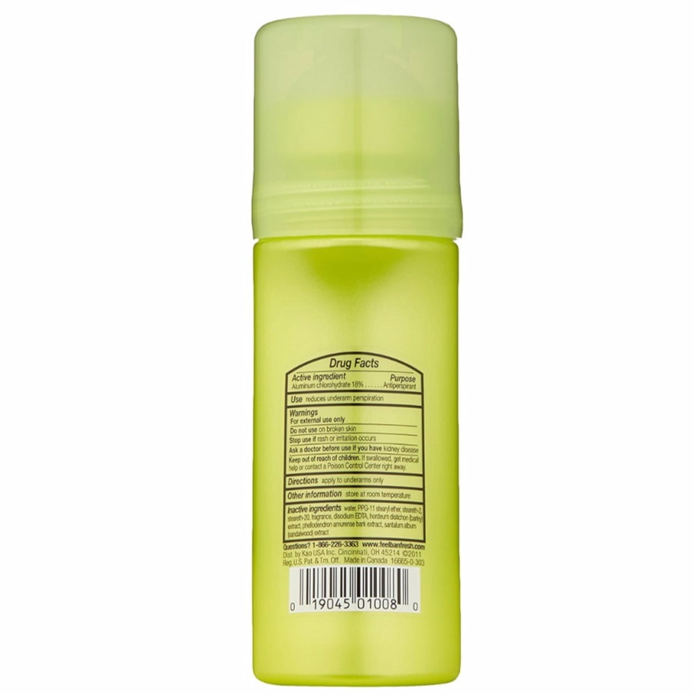 Ban Anti-Perspirant Deodorant Original Roll-On, Satin Breeze 3.50 oz (Pack of 4)