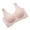 Pink-a, variant on Backless Sports Bra Women Woman Bra No Underwire Underwears Base Vest Style Sports Base Underwears V-Neck No Underwire Bra Feature Hook and Eye Closure Molded Bra Style Y-343 , Black M