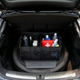 thumbnail image 3 of ZZERHUOO Truck Organizer Foldable Compartment Auto Organization SUV Cargo Organizer For Road Trip Travel Camping Picnic Long Drive Family Trip Activities Snack Daily Commuting Foldable Trunk Storage, 3 of 7