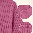 thumbnail image 6 of Matching Sets Women Clothing Fall Winter Two Piece Outfit Sets for Women Wide Leg Pants Ribbed Knit Winter Hot Pink XL, 6 of 9