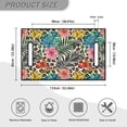 thumbnail image 5 of Garronmavis Leopard Print Tropical Flowers Golf Cart Seat Blanket/Cover Universal Fit Golf Cart Accessories for More 2-Person Seats, Washable, 5 of 5