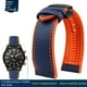 thumbnail image 3 of Correa de reloj de nailon resistente al agua con base de goma de 20 mm, 22 mm, 23 mm y 24 mm para la serie Longines, IWC Pilot Mark 18, Seiko y Omega, 3 of 5