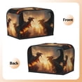 thumbnail image 3 of Fotbe Castle Cool Fire Dragon for Two Slice Toaster Cover, Fingerprint Protector, Super Soft Appliance Cover And Dust Cover,Bread Dust Cover & Fingerprint Protection, 3 of 7