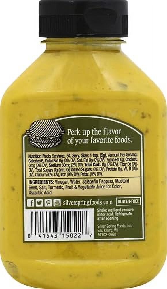 Silver Spring Jalapeno Mustard, 9.5 oz