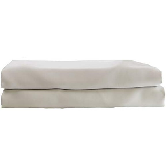 Hotel Sheets Direct 100% Bamboo Sheets - Full Size Sheet and Pillowcase Set - Cooling, 4-Piece Bedding Sets - Light Grey