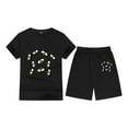 thumbnail image 4 of Gaexia Girls Summer Outfits Size 12-14 Floral Print Short Sleeve Clothes Casual T-Shirt Shorts Set 2pcs Clothes Set Children Kid Girls, 4 of 4