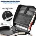 thumbnail image 4 of FORMRS Zipper Binder with Shoulder Strap 2-inch Ring 500 Sheet Capacity File Bag, Retro Christmas Forest, 4 of 5