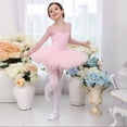thumbnail image 6 of GYRATEDREAM Girls Ballet Long Sleeve Skirted Leotards with Tutus Skirt Dance Dress Ballerina Outfits 4-14 Years, 6 of 7