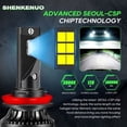 thumbnail image 4 of For Chevrolet Colorado 2013 2014 2015 2016 2017 2018 2019 2020 Led Headlight Bulbs 9005 H11 High&Low Beam 4pcs, 4 of 12