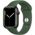 thumbnail image 1 of Refurbished Apple Watch Series 7 Aluminum 45mm A2474 (GPS Only, No Cellular) Green (Grade A), 1 of 3