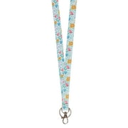 PR ESSENTIALS Brand Floral Lanyard with Hook and Keyring