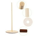thumbnail image 5 of 5 pcs Wood Donut Stands Detachable Donut Display Holder Donut Holders for Birthday (Round), 5 of 6