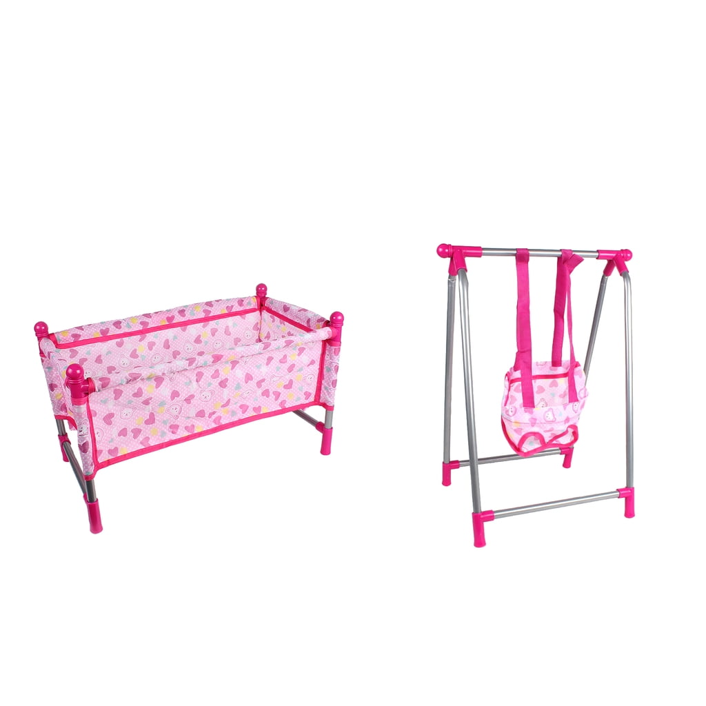 Baby Toddler Infant Fun Play Pretend Furniture Swing for 9"-12" Dolls 