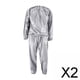 thumbnail image 1 of 2xFitness Traje De Sauna Ejercicio Gimnasio Casa Sudadera Con Capucha Pantalones Amarillo XXL, 1 of 8