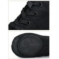 thumbnail image 6 of AUDeals Unisex Jazz Boots, Canvas Dance Shoes with Split Sole Comfort for Ballroom Training and Performance (Black, 5.5), 6 of 7
