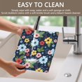 thumbnail image 4 of Placemat, Pioneer Flower Floral Print Pattern Place Mats Table Mat Set Of 2, PVC Washable Placemats for Party Kitchen Dining Decoration, 18x12 Inch, Fade Resistant, 4 of 6