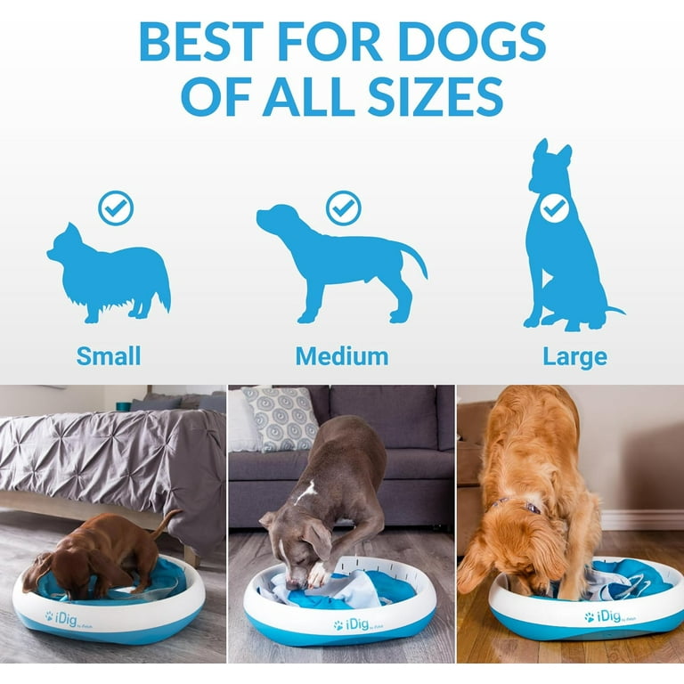 iFetch iDig Stay Dog Digging Toy, Interactive Sniff Mat for Dogs