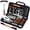 Brown, variant on 31pcs BBQ Grill Accessories Gifts for Men Dad, Heavy Duty Grilling Tools Gift Set, Stainless Steel BBQ Utensils Kit with Mats, Grill Brush in Carrying Bag Brown
