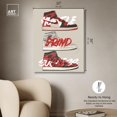 thumbnail image 5 of Hustle Grind Success Sneakers Canvas Trendy Sneaker Art by Art Remedy, Gallery Wrapped, 30" x 36", 5 of 7