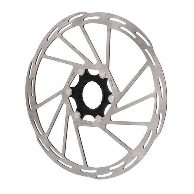 Rotor de freno de disco de bicicleta Ticfox 203 mm Acero inoxidable Aleación de aluminio