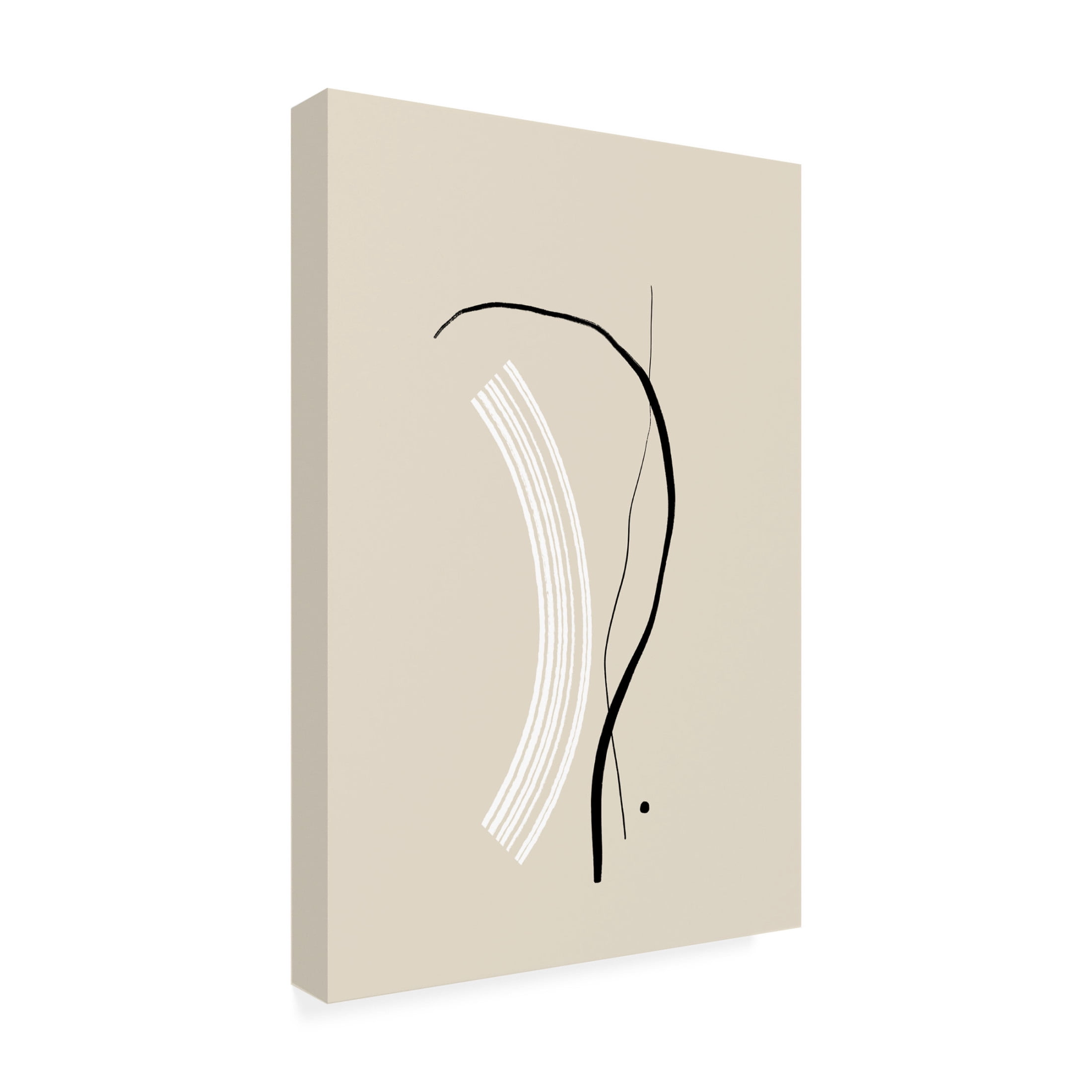 Trademark Fine Art uplusmestudio Composition Of Lines The First Canvas Wall Art