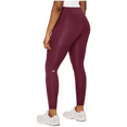 thumbnail image 2 of Fabletics Women's Oasis PureLuxe Legging with Pocket Dark Red XL, 2 of 2