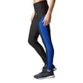 thumbnail image 2 of Adidas Womens Ultimate Fleece Tights - Climawarm Running Leggings (Black/Bold Blue, X-Large), 2 of 3