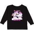thumbnail image 3 of Inktastic My Nana Loves Me Unicorn Girls Long Sleeve Toddler T-Shirt, 3 of 5