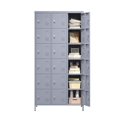 thumbnail image 2 of Tcbosik 18 Doors Metal Locker for Employees, Storage Cabinet for Lock for Home, Office, Gym, Assembly Required, Gray, 2 of 10