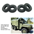 thumbnail image 6 of 4-Piece 2.6 Inch RC Crawler Tires - Heavy Duty Rubber Treads for 1:16 Scale WPL C14 C24 C34 B14 B24 Rock Crawlers, Upgrade Traction for Off-Road RC Cars, 6 of 7