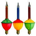 thumbnail image 2 of Northlight Lot de 3 Ampoules de Remplacement Rétro C7 Multicolores pour Noël, 2 of 3