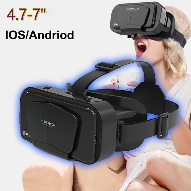 VR SHINECON G10 IMAX 3D Casco de juego de realidad virtual 360 Panorámico VR Juego Google Hugtrwg Para estrenar