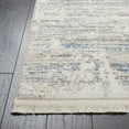 thumbnail image 3 of SAFAVIEH Whisper Zowie Camo Area Rug, Grey/Blue, 6'7" x 6'7" Square, 3 of 8