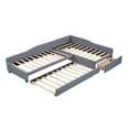 thumbnail image 3 of Triple Tree Upholstered Twin Daybed with Trundle, Gray, 3 of 7