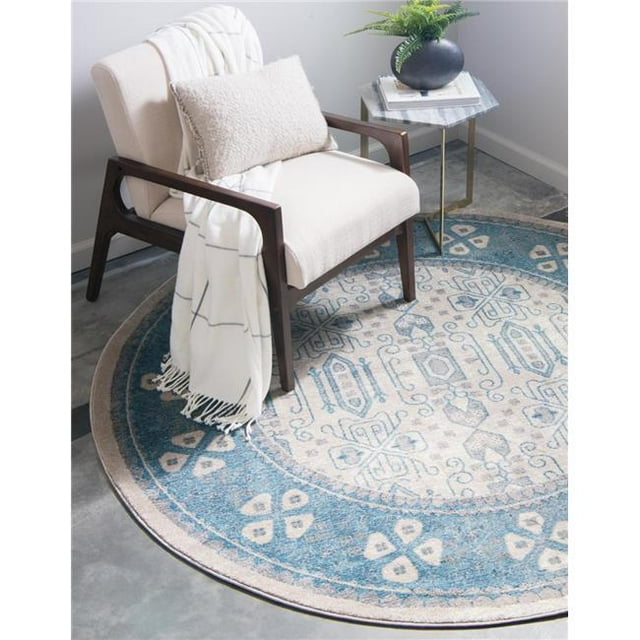 Unique Loom 3124831 6 x 6 Pi Aigen Salzburg Tapis Rond&44; Beige