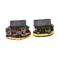 thumbnail image 3 of 2x Micro casas esculturas en miniatura de jardinería paisajismo para balcón de casas de césped, 3 of 8