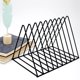 thumbnail image 2 of Creative Nordic Iron 9 Grid Estante de almacenamiento de archivos Estante de escritorio de oficina (Negro) Likrtyny Para estrenar, 2 of 4