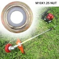 thumbnail image 4 of M10x1.25 Left Hand Thread Blade Nut Replacements Brush Cutter Trimmer Accessories, 4 of 9