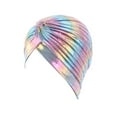 thumbnail image 1 of Minnieouse Turbante tradicional para mujer, gorro decorativo reutilizable para la cabeza, diadema, gorro para caminar al aire libre en interiores, gorra de Sombreros Rosado Minnieouse  AP010882-02, 1 of 6