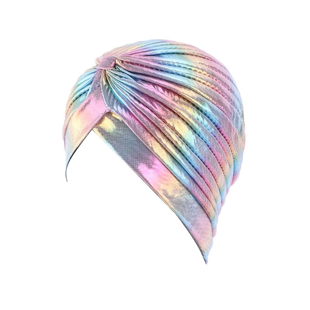 Minnieouse Turbante tradicional para mujer, gorro decorativo reutilizable para la cabeza, diadema, gorro para caminar al aire libre en interiores, gorra de Sombreros Rosado Minnieouse AP010882-02