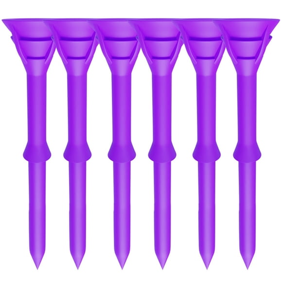 Golf Tees Plastic Unbreakable Long 3 1/4 inch Cup Bulk Value 24 Pack,Golf Tee Upgrade Low Resistance Cushion Multiple Colors