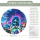 thumbnail image 2 of Ruby Gillman: Kraken adolescente-theme Fitted Round Tablecloths Elastic Edged Table Covers Waterproof Table Cloth for Kitchen Holiday Party Tables Decor 150cm, 2 of 6