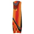 thumbnail image 5 of Robe Maxi pour Femmes Été Bohème Décontractée Sans Manches Longue Robe de Plage pour les Vacances, 5 of 5
