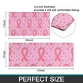 thumbnail image 7 of Pink Breast Cancer Ribbon Floral Pattern Kitchen Rugs Sets Of 2,Anti Fatigue Kitchen Mat Rugs Non Slip Washable,Decorative Kitchen Floor Mats for Kitchen,Sink,Laundry,17"x30"+17"x47", 7 of 7