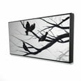 thumbnail image 1 of Silhouette d'Oiseaux et de Branches - Impression Encadrée sur Toile par Begin Edition, 1 of 2